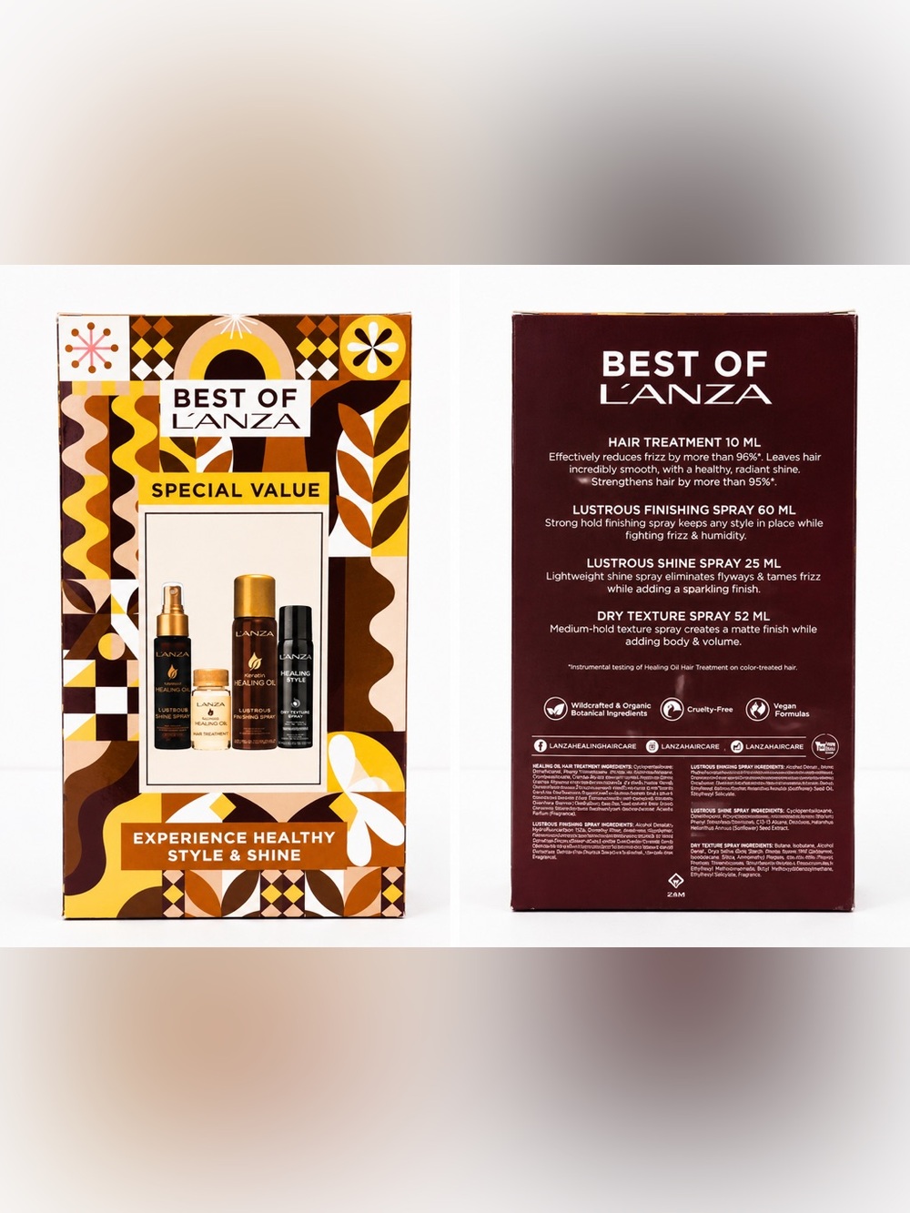 NEW L’ANZA Best Of Hair Care Gift Set – 4 Products